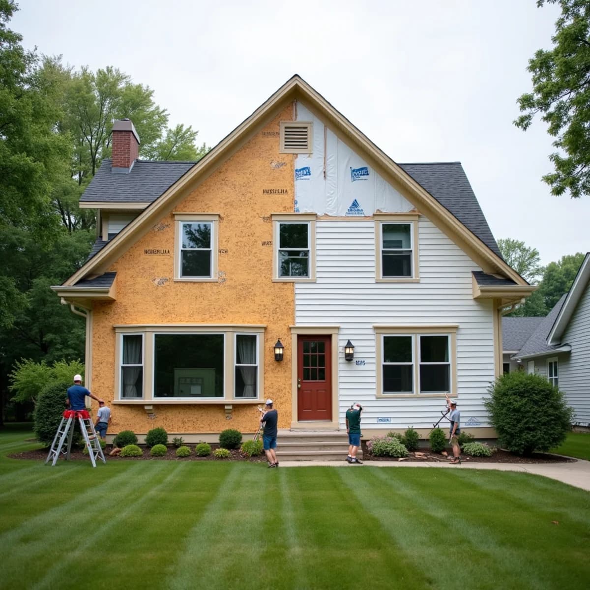 Siding Replacement on a Madison-area home by Overcash Siding