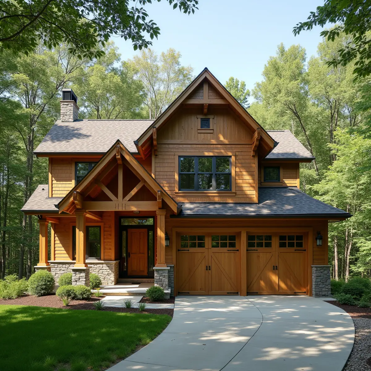 Engineered Wood Siding on a Madison-area home by Overcash Siding