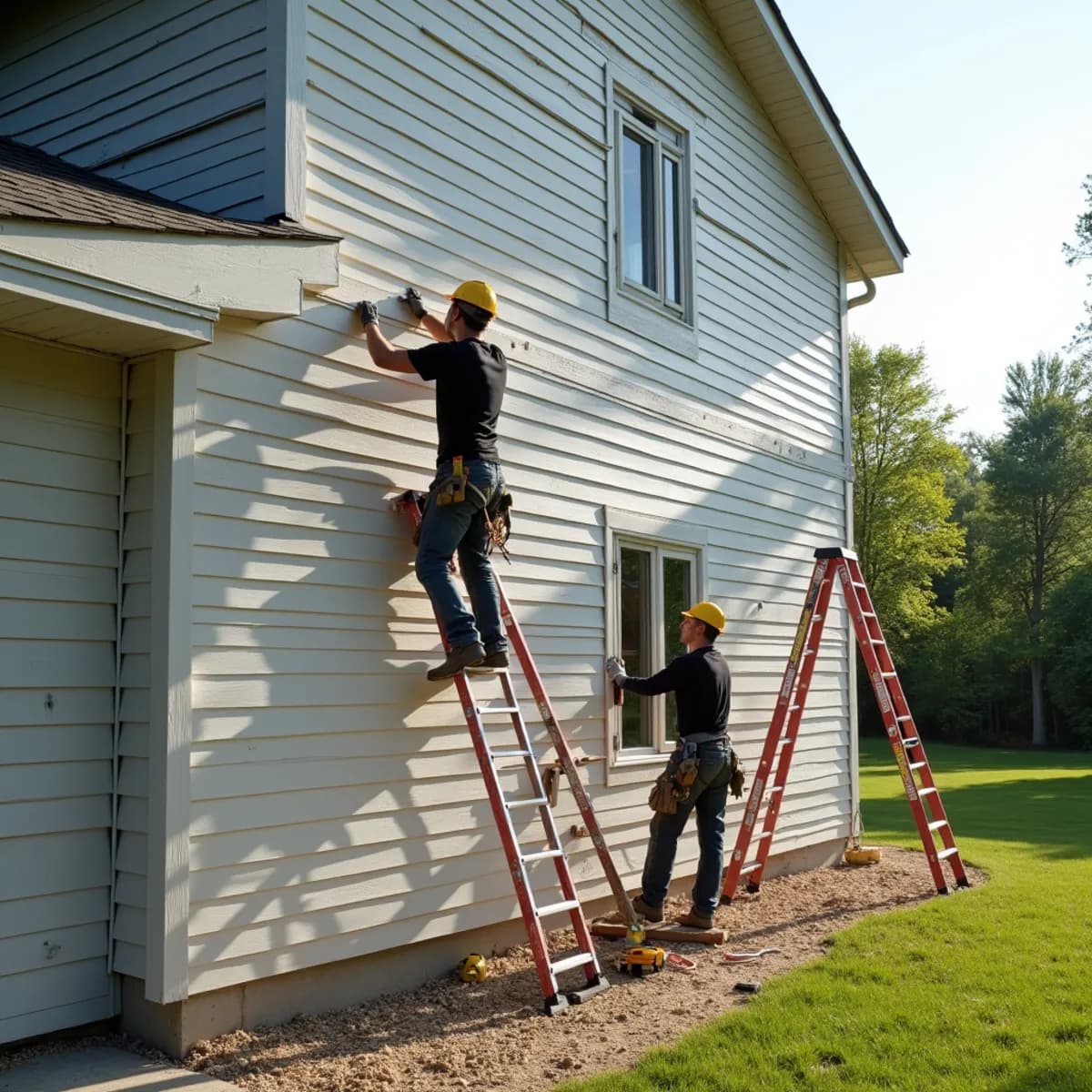 Siding Installation on a Madison-area home by Overcash Siding