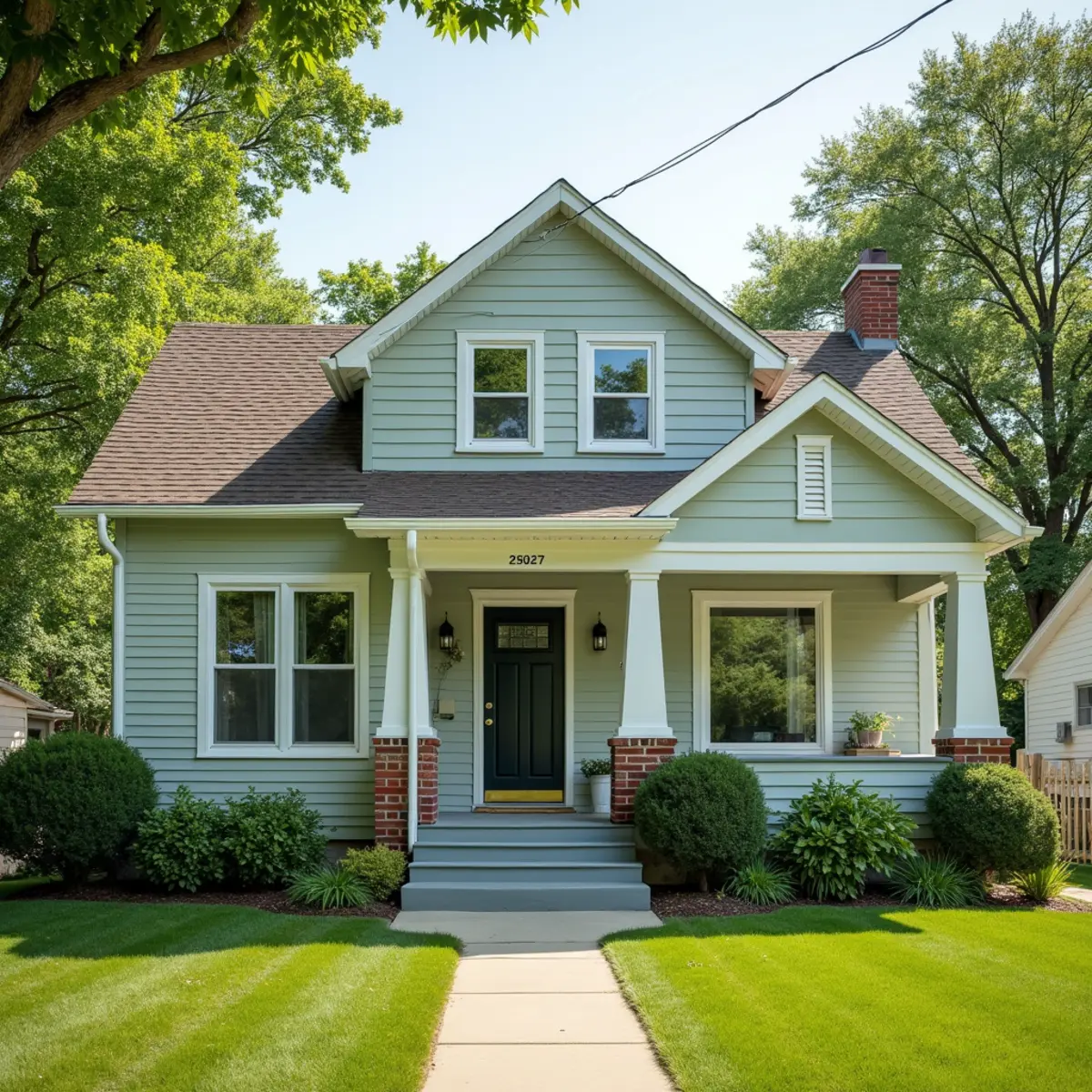 Vinyl Siding on a Madison-area home by Overcash Siding